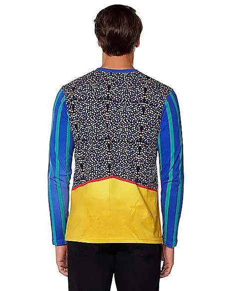 Spirit Halloween Classic Pennywise Long Sleeve T Shirt - It 4 Spirit Halloween Classic Pennywise Long Sleeve T Shirt - It - Image 2