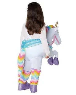 Spirit Halloween Toddler Unicorn Piggyback Costume 6 Spirit Halloween Toddler Unicorn Piggyback Costume -Halloween Clothing Theme Store 01409283 b