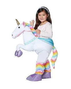 Spirit Halloween Toddler Unicorn Piggyback Costume 7 Spirit Halloween Toddler Unicorn Piggyback Costume -Halloween Clothing Theme Store 01409283D a