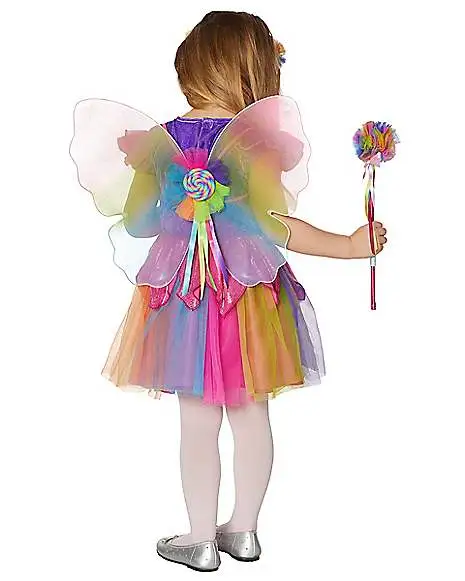 Spirit Halloween Toddler Rainbow Fairy Costume 4 Spirit Halloween Toddler Rainbow Fairy Costume - Image 2