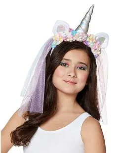 Spirit Halloween Kids Unicorn Veil