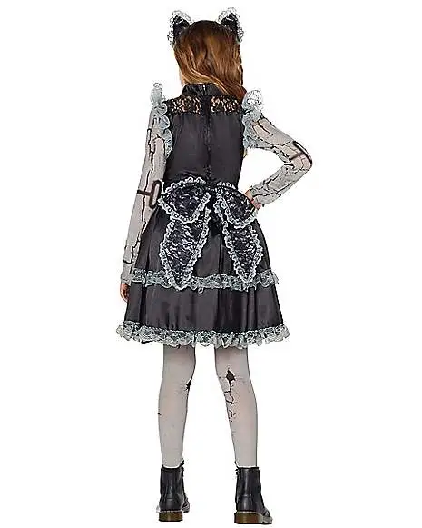 Spirit Halloween Kids Broken Doll Costume - The Signature Collection 4 Spirit Halloween Kids Broken Doll Costume - The Signature Collection - Image 2