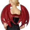 Spirit Halloween Red Glitter Devil Wings -Halloween Clothing Theme Store 01413632 a