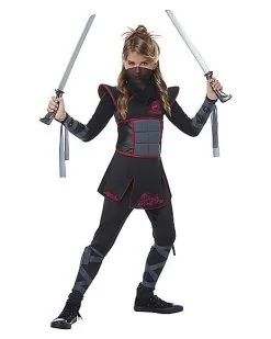 Spirit Halloween Kids Fearless Ninja Costume -Halloween Clothing Theme Store 01414184 c
