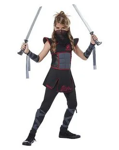 Spirit Halloween Kids Fearless Ninja Costume -Halloween Clothing Theme Store 01414184 d