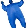 Spirit Halloween Kids Blue Light Up Inflatable Super Skin Suit Costume -Halloween Clothing Theme Store 01414788 a