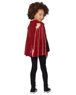 Spirit Halloween Kids Red Cape And Mask 5 Spirit Halloween Kids Red Cape And Mask -Halloween Clothing Theme Store 01416098 b