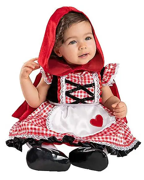 Spirit Halloween Baby Lil' Red Riding Hood Costume 3 Spirit Halloween Baby Lil' Red Riding Hood Costume