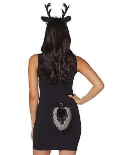 Spirit Halloween Faux Fur Dark Deer Costume Kit 5 Spirit Halloween Faux Fur Dark Deer Costume Kit -Halloween Clothing Theme Store 01424746 b