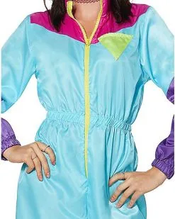 Spirit Halloween Adult '80s Workout Costume -Halloween Clothing Theme Store 01425214 b