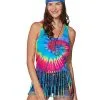 Spirit Halloween Tie Dye Fringe Tank Top 2 Spirit Halloween Tie Dye Fringe Tank Top -Halloween Clothing Theme Store 01425651 a