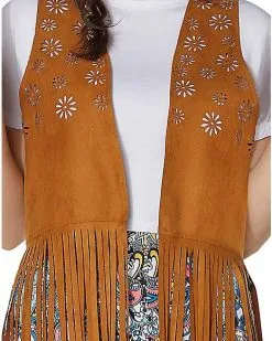 Spirit Halloween Fringed Hippie Vest -Halloween Clothing Theme Store 01425743 b