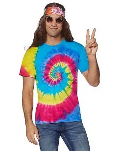 Spirit Halloween '60s Tie Dye T Shirt
