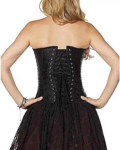 Spirit Halloween Adult Vampire Lace Corset 4 Spirit Halloween Adult Vampire Lace Corset - Image 2