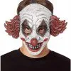 Spirit Halloween Happy Clown Half Mask -Halloween Clothing Theme Store 01429166 a