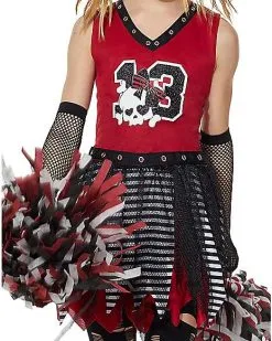Spirit Halloween Kids Zombie Cheerleader Costume -Halloween Clothing Theme Store 01430651 c