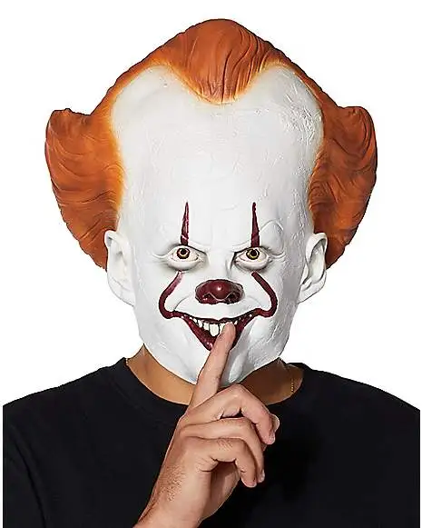 Spirit Halloween Pennywise The Clown Full Mask - It 3 Spirit Halloween Pennywise The Clown Full Mask - It