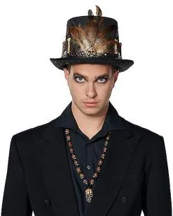 Spirit Halloween Witch Doctor Top Hat Deluxe -Halloween Clothing Theme Store 01433663 b