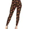 Spirit Halloween Plus Size Pumpkin Leggings -Halloween Clothing Theme Store 01434281 a 1