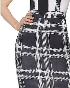 Spirit Halloween Plaid Pencil Skirt 9 Spirit Halloween Plaid Pencil Skirt -Halloween Clothing Theme Store 01434554 d