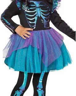 Spirit Halloween Toddler Oil Slick Skeleton Costume -Halloween Clothing Theme Store 01436377 c