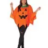 Spirit Halloween Adult Pumpkin Poncho -Halloween Clothing Theme Store 01436567 a