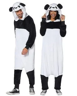 Spirit Halloween Adult Panda Union Suit