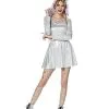 Spirit Halloween Hooded Faux Fur Iridescent Unicorn Dress -Halloween Clothing Theme Store 01438266 a