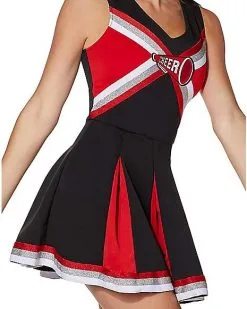 Spirit Halloween Adult Cheerleader Costume 13 Spirit Halloween Adult Cheerleader Costume -Halloween Clothing Theme Store 01440494 c