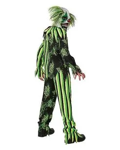 Spirit Halloween Kids Glow In The Dark Chaos Clown Costume 6 Spirit Halloween Kids Glow In The Dark Chaos Clown Costume -Halloween Clothing Theme Store 01440726 b