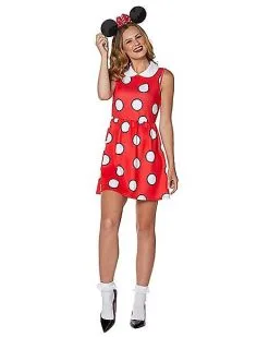Spirit Halloween Minnie Mouse Bow Dress - Disney 8 Spirit Halloween Minnie Mouse Bow Dress - Disney -Halloween Clothing Theme Store 01443118 c