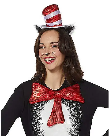 Spirit Halloween Adult Cat In The Hat Costume Kit - Dr. Seuss 4 Spirit Halloween Adult Cat In The Hat Costume Kit - Dr. Seuss - Image 2