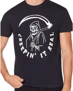 Spirit Halloween Creepin' It Real T Shirt -Halloween Clothing Theme Store 01444033 c