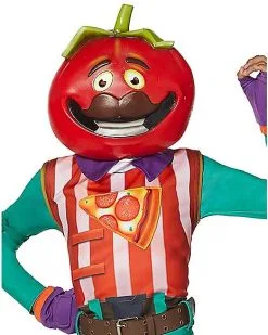 Spirit Halloween Boys TomatoHead Costume - Fortnite -Halloween Clothing Theme Store 01444132 c