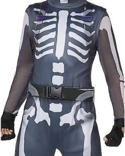 Spirit Halloween Girls Skull Ranger Costume - Fortnite -Halloween Clothing Theme Store 01444769 c