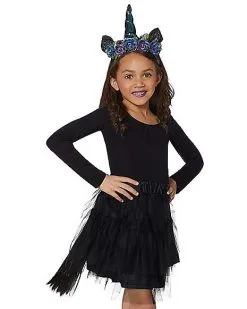 Spirit Halloween Kids Faux Fur Light-Up Unicorn Costume Kit 7 Spirit Halloween Kids Faux Fur Light-Up Unicorn Costume Kit -Halloween Clothing Theme Store 01446905 c