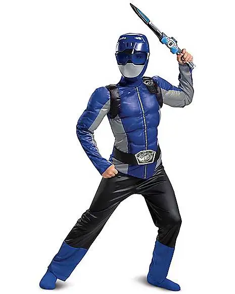 Spirit Halloween Kids Blue Beast Morphers Ranger Costume - Power Rangers 5 Spirit Halloween Kids Blue Beast Morphers Ranger Costume - Power Rangers - Image 3