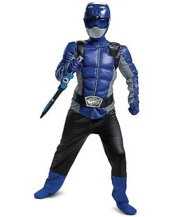 Spirit Halloween Kids Blue Beast Morphers Ranger Costume - Power Rangers 9 Spirit Halloween Kids Blue Beast Morphers Ranger Costume - Power Rangers -Halloween Clothing Theme Store 01447390 d