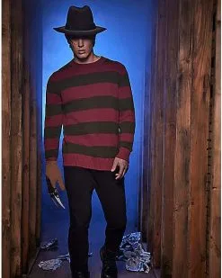 Spirit Halloween Freddy Krueger Sweater - A Nightmare On Elm Street -Halloween Clothing Theme Store 01448679 d