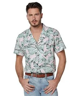 Spirit Halloween Hopper Button Down Shirt - Stranger Things