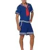 Spirit Halloween Adult Steve Scoops Ahoy Costume - Stranger Things -Halloween Clothing Theme Store 01450410 a