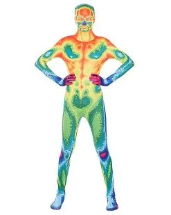 Spirit Halloween Kids Infrared Skin Suit Costume