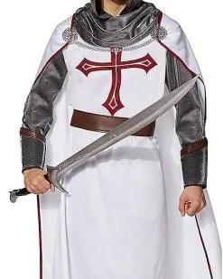 Spirit Halloween Adult Medieval Templar Costume -Halloween Clothing Theme Store 01453976 c