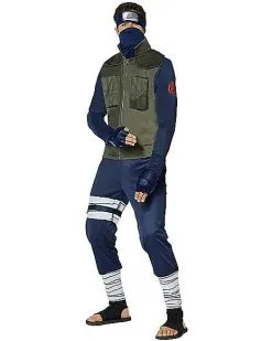 Spirit Halloween Adult Kakashi Costume - Naruto Shippuden