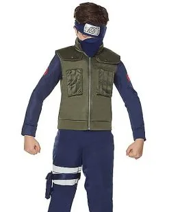 Spirit Halloween Kids Kakashi Costume - Naruto Shippuden -Halloween Clothing Theme Store 01460062 c