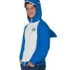 Spirit Halloween Adult Daddy Shark Costume Hoodie - Baby Shark -Halloween Clothing Theme Store 01461011 a