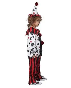 Spirit Halloween Toddler Creepy Circus Clown Costume -Halloween Clothing Theme Store 01468206 b