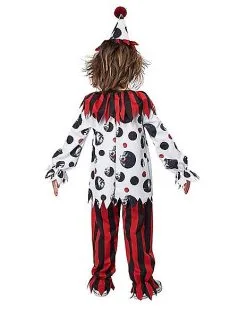 Spirit Halloween Toddler Creepy Circus Clown Costume -Halloween Clothing Theme Store 01468206 c