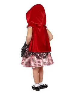 Spirit Halloween Toddler Little Red Riding Hood Costume -Halloween Clothing Theme Store 01468735 b