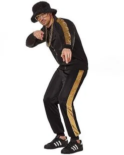 Spirit Halloween Adult Hip Hop Tracksuit Costume
